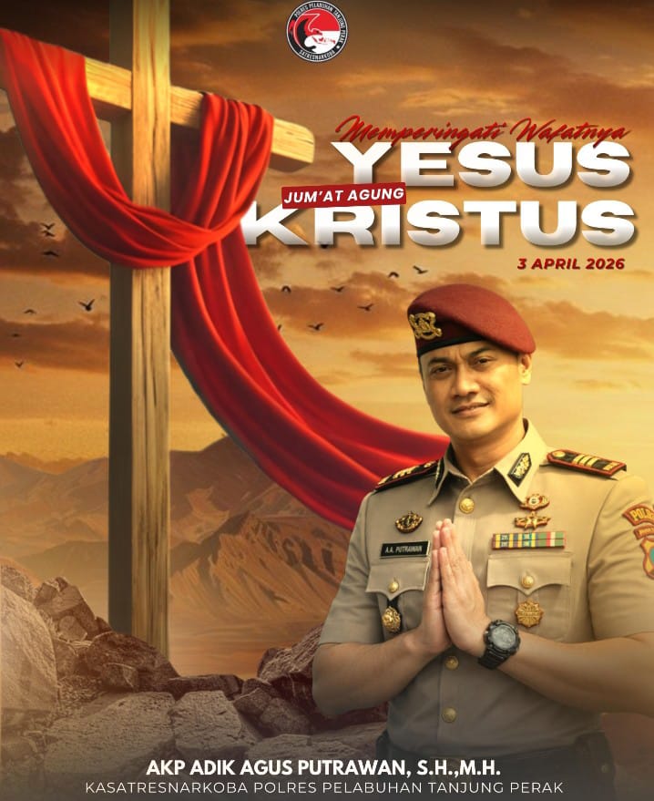 Akp Adik Agus Putrawan,SH,MH ,”Mengucapkan Selamat Hari Jumat Agung”