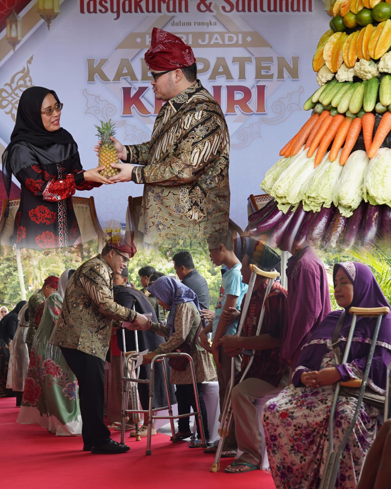 Tasyakuran HUT ke-1222 Kabupaten Kediri: Mas Dhito, Tegaskan Maju dalam Pembangunan, Kuat dalam Kebersamaan, dan Hangat dalam Kepedulian